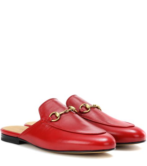 gucci princetown red|Gucci princetown euro price.